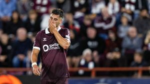 Hearts Champions League bid ends with defeat to Sturm Graz